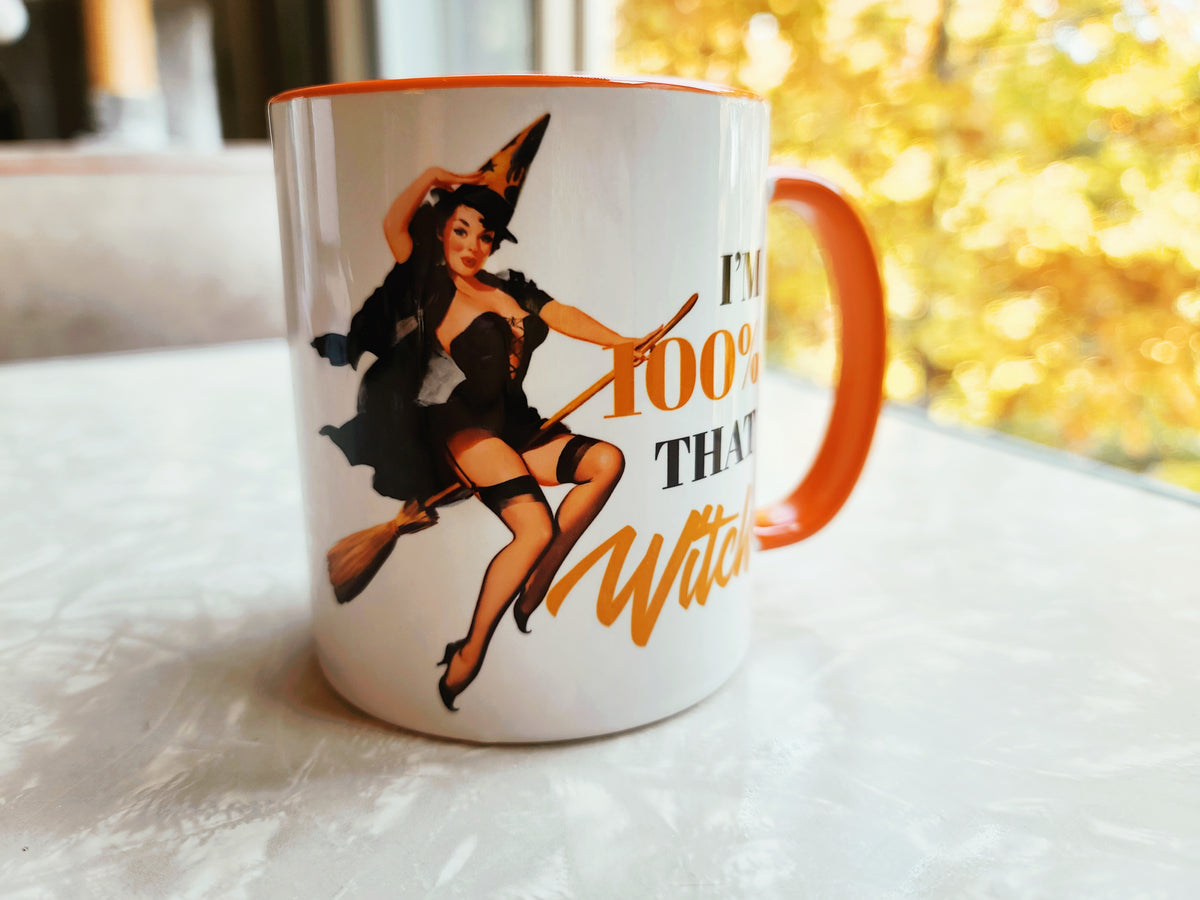 Halloween Witch Cricut Coffee Mugs - Living La Vida Holoka