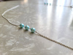 Light Blue Pearl Mask Chain