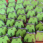 Group of frog pins