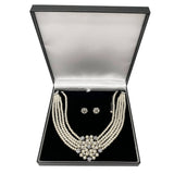 Necklace and earring set in gift box