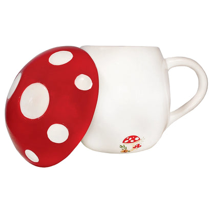 Mushroom Mug with Lid - Modern Vixen Vintage