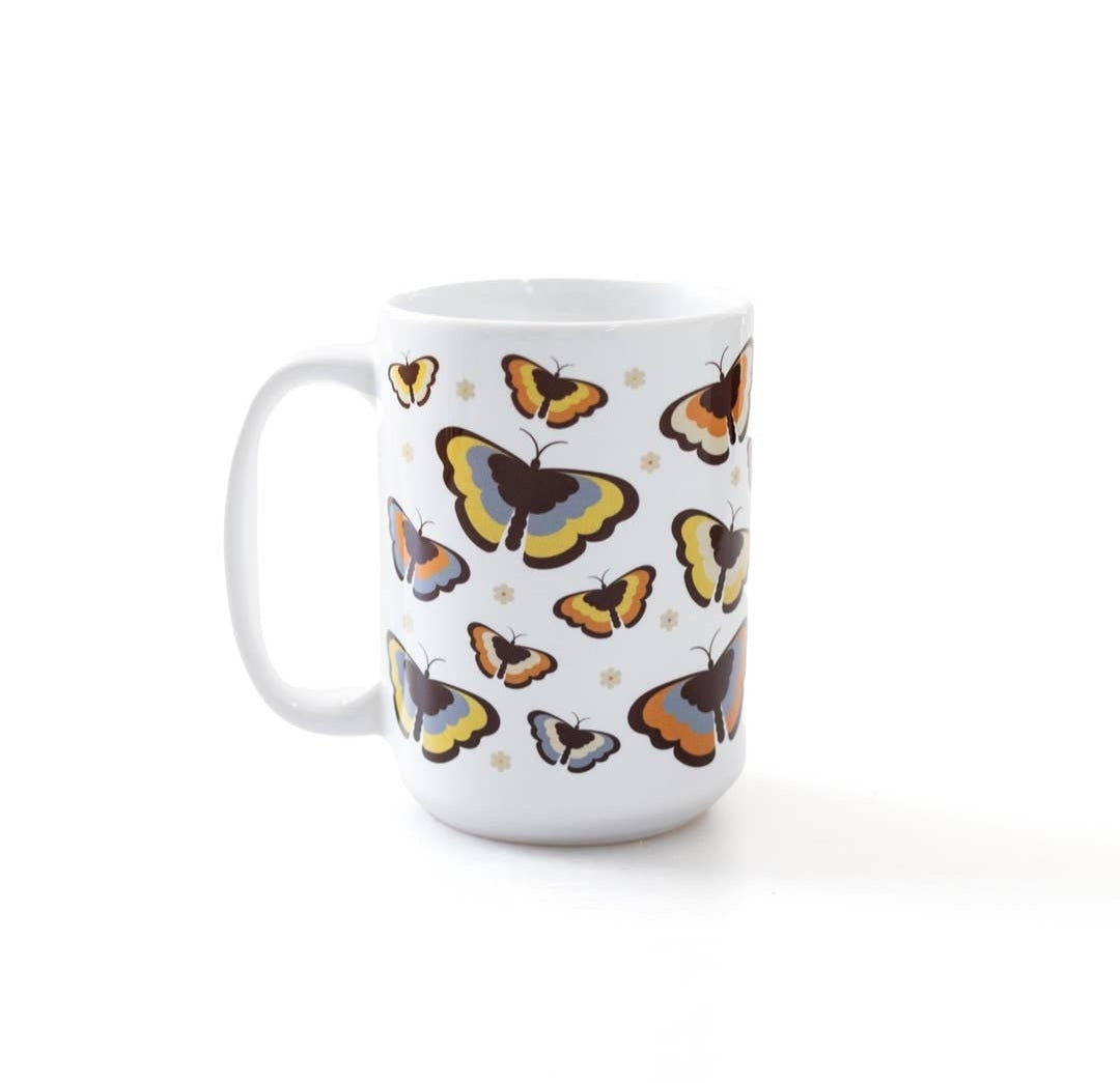 Mug against white background