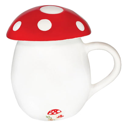 Mushroom Mug with Lid - Modern Vixen Vintage