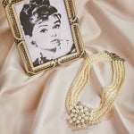 Necklace with photo of Audrey Hepburn